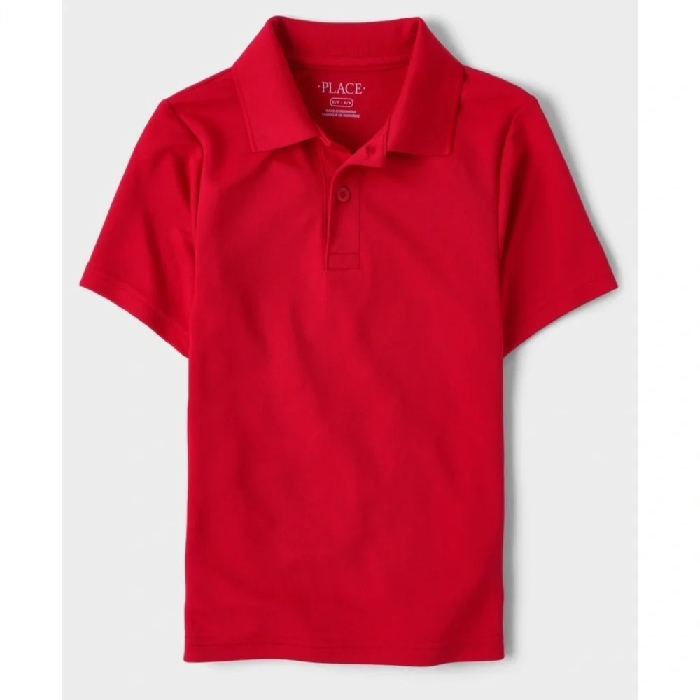 The Children’s Place Boys Uniform Performance Polo - Red